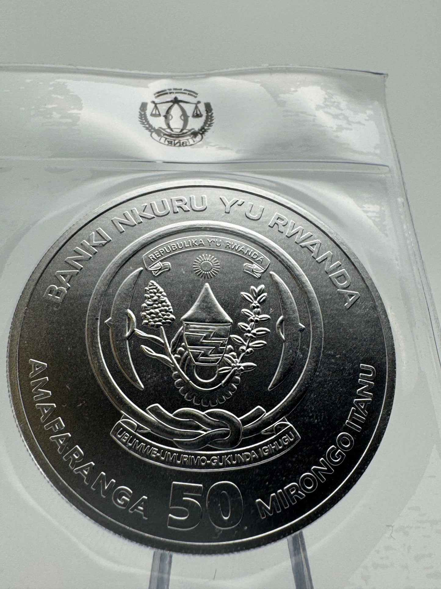 Ruanda Silber 2024 1 oz st Stempelglanz Lunar Jahr des Drachen Rwanda Drache