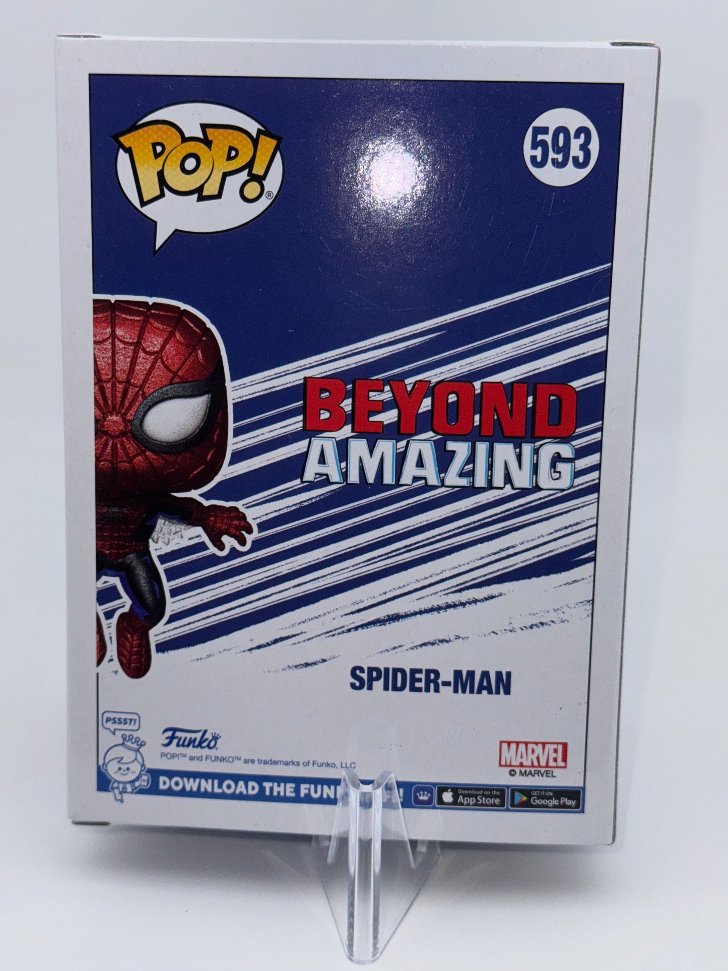 Funko Pop! Marvel SPIDER-MAN 593 Diamond Vinyl Sammelfigur - Special Edition